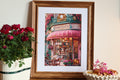 The Cookie Collects Bookshop | Pink Victorian Storefront Print (without frame)