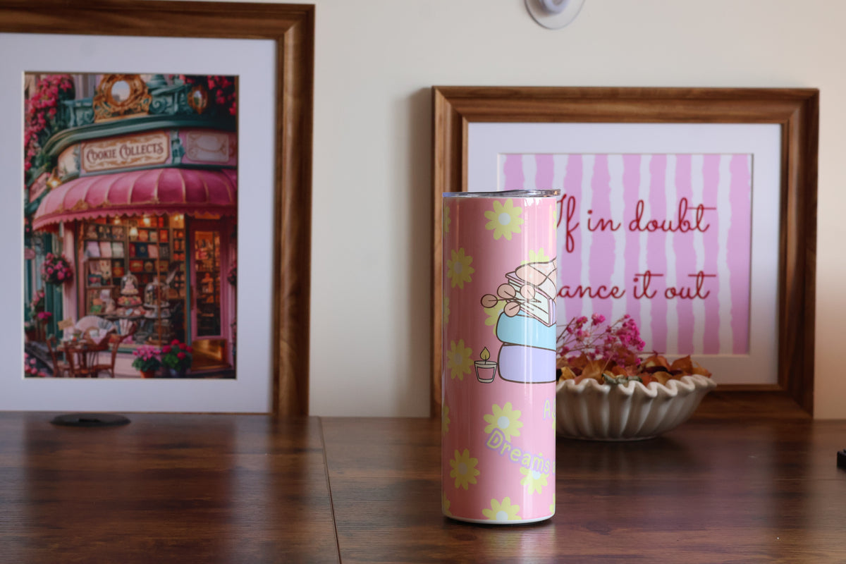A Court of Dreams Floral Blanket Tumbler