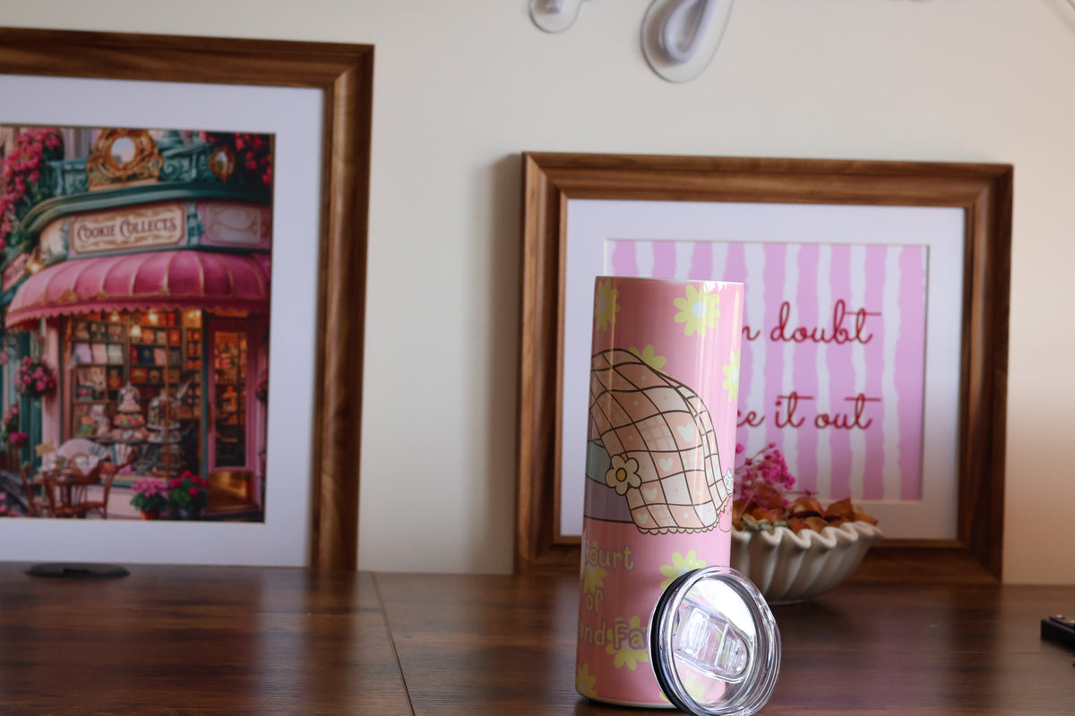 A Court of Dreams Floral Blanket Tumbler