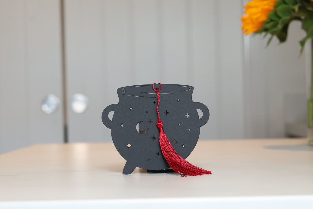 Celestial Cauldron Die-Cut Bookmark | Dark Fantasy Romance Accessory