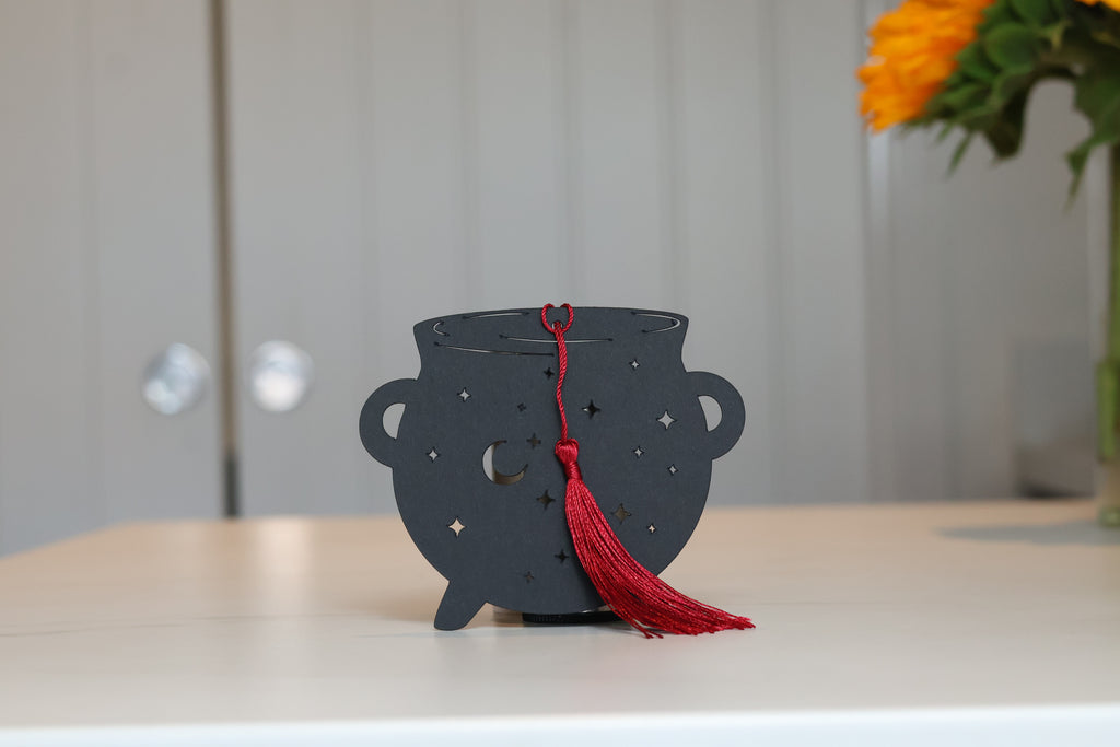 Celestial Cauldron Die-Cut Bookmark | Dark Fantasy Romance Accessory
