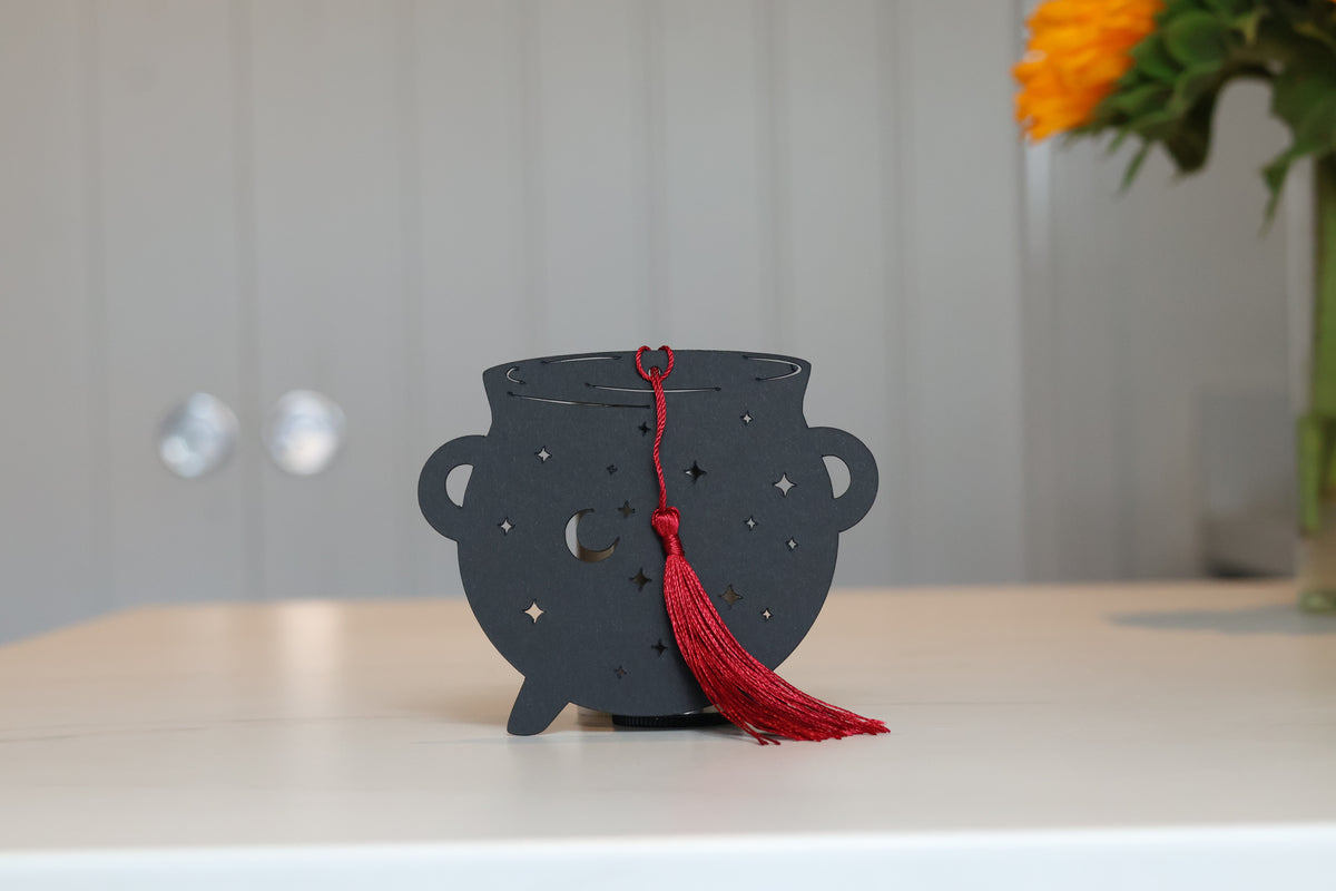 Celestial Cauldron Die-Cut Bookmark | Dark Fantasy Romance Accessory