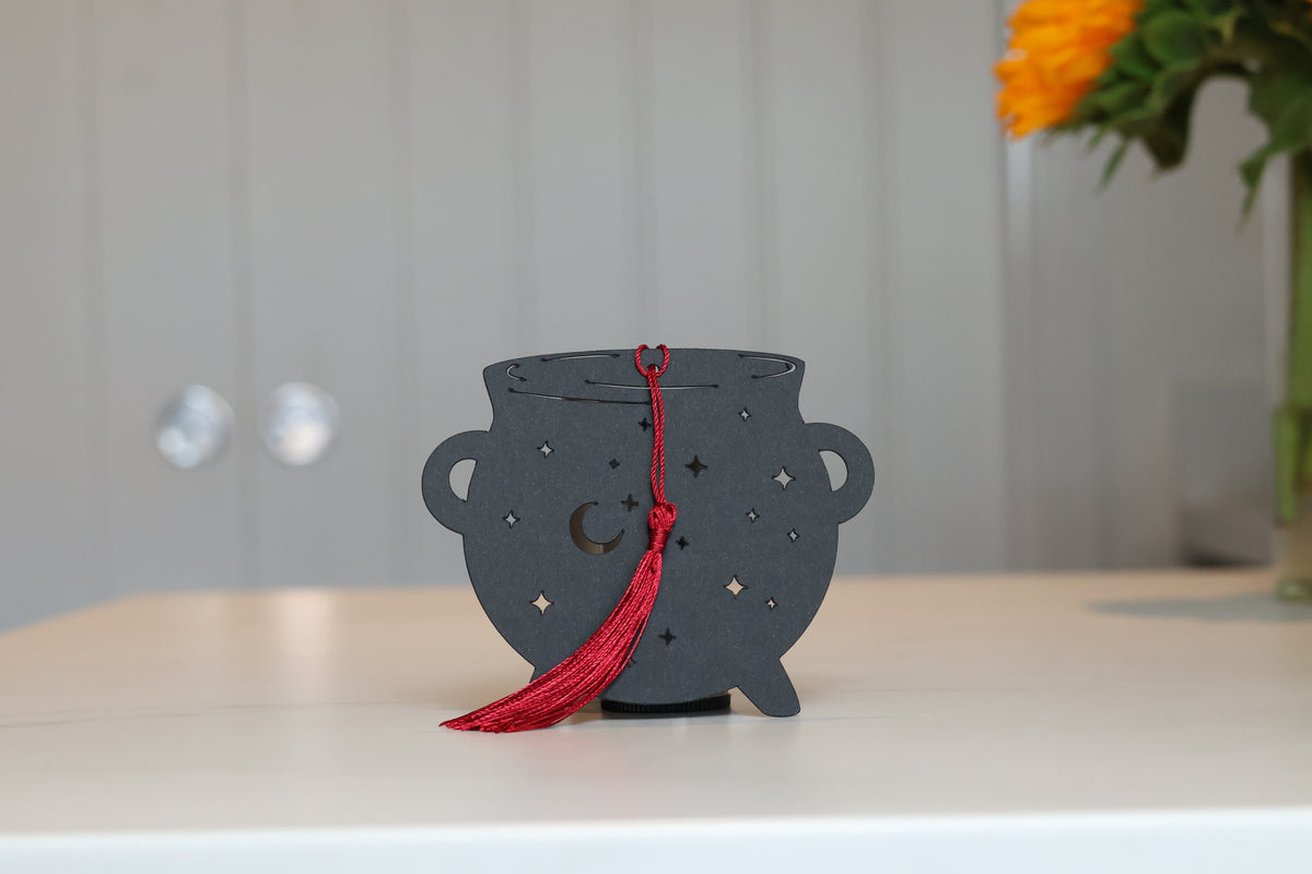 Celestial Cauldron Die-Cut Bookmark | Dark Fantasy Romance Accessory