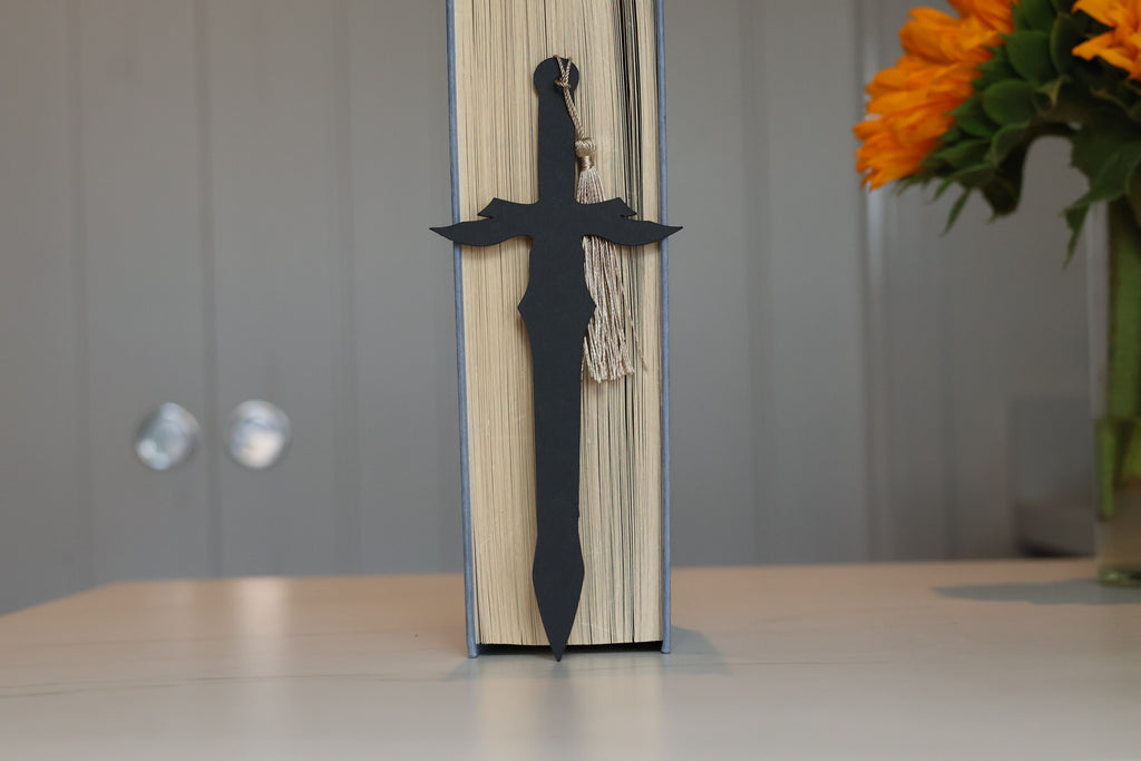 Valkyrie Sword Die-Cut Bookmark | Dark Fantasy Romantasy Accessory