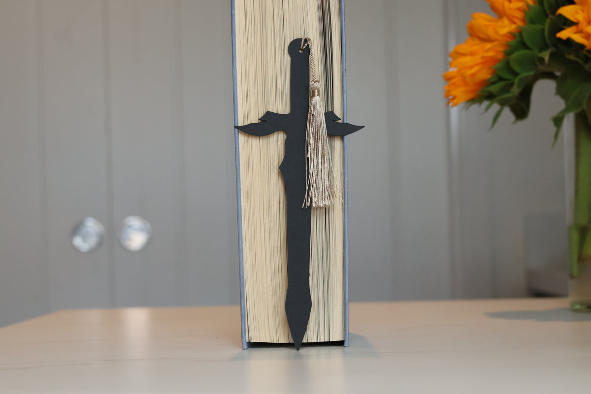 Valkyrie Sword Die-Cut Bookmark | Dark Fantasy Romantasy Accessory