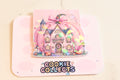 Holographic Pink Pumpkin House Magnetic Bookmark | Coquette Autumn Planner Clip