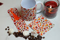 The Autumn Pages Cosy Kit | 12oz Mug, Coaster & Laminated Bookmark Set
