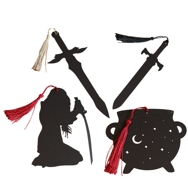 The Dark Lore Die-Cut Bookmark Bundle | 4-Piece Fantasy Set