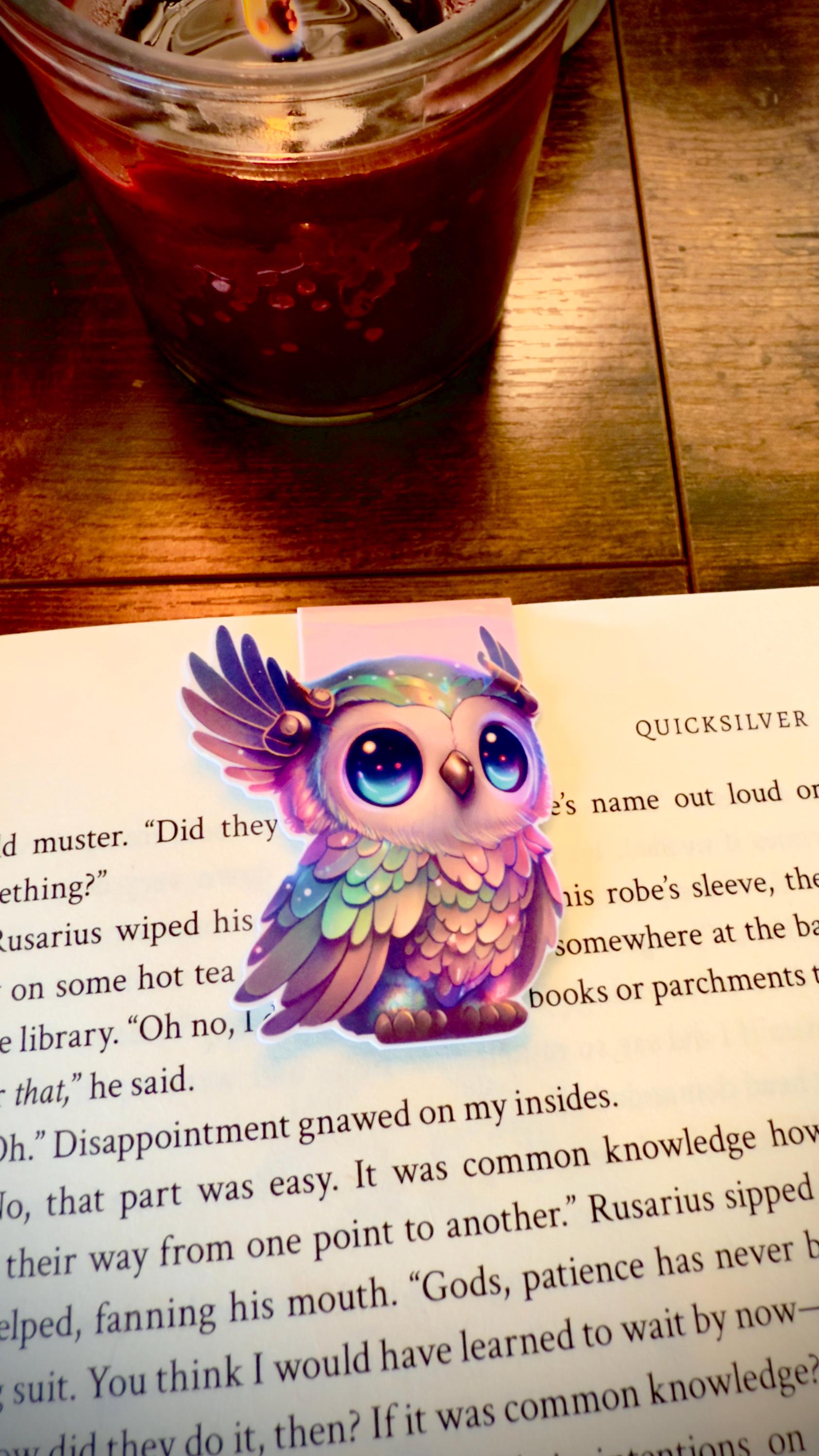 Handmade Autumn Magnetic Bookmark: Booktroverts