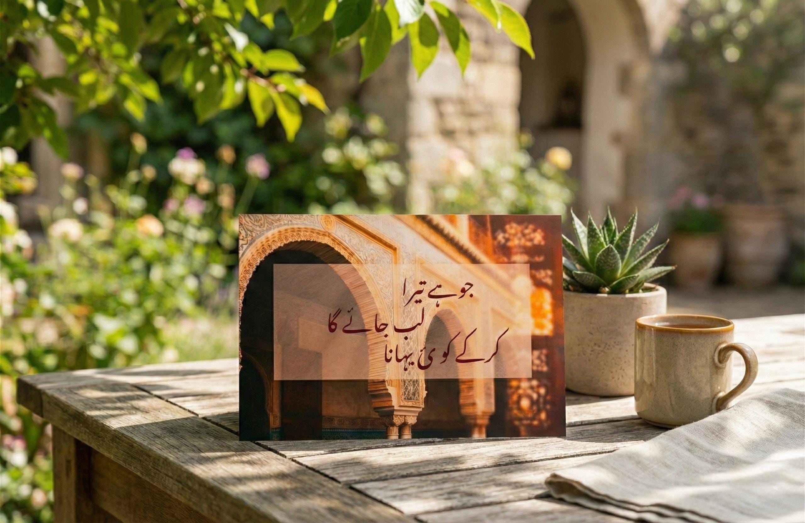 Qadr (destiny) – A4/A5 Premium Wall Art Print- without frame