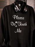 Personal Space Hoodie| Raised 3D text| Black Comfortable Hoodie| Cozy Boundaries Streetwear|