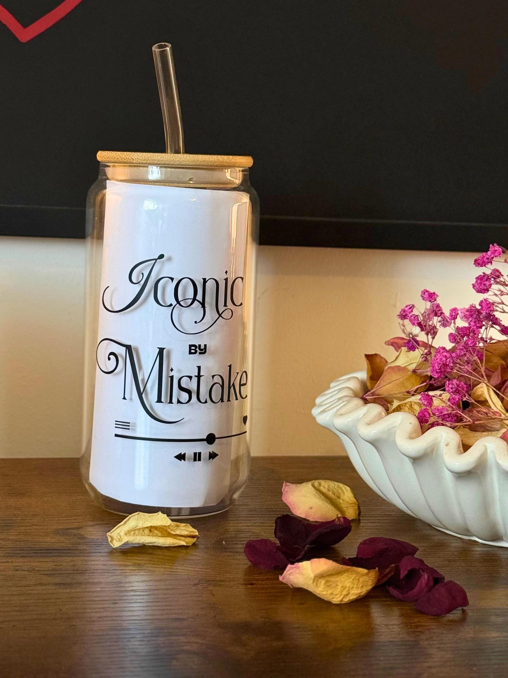 Iconic By Mistake Glass Tumbler
