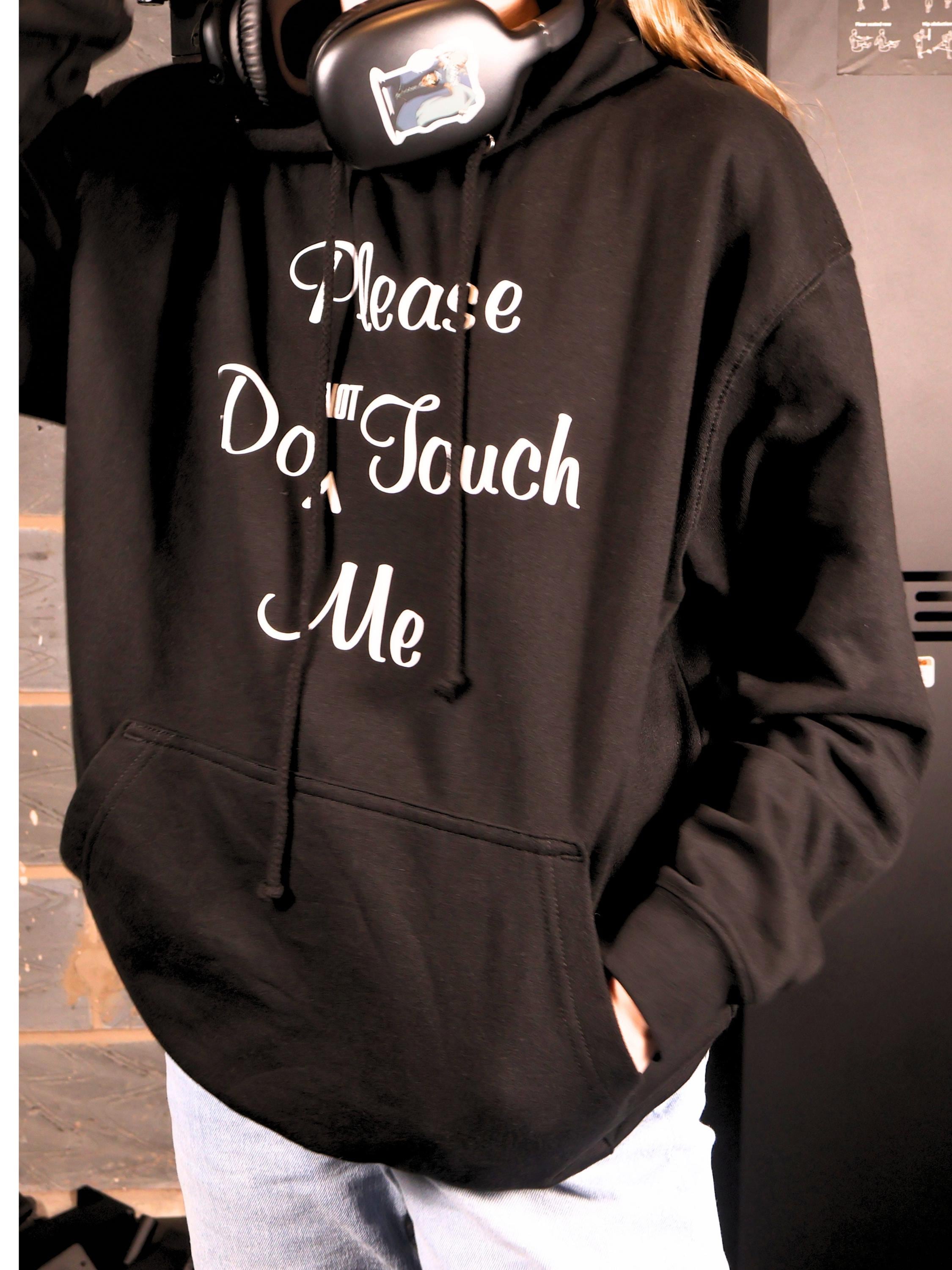 Personal Space Hoodie| Raised 3D text| Black Comfortable Hoodie| Cozy Boundaries Streetwear|