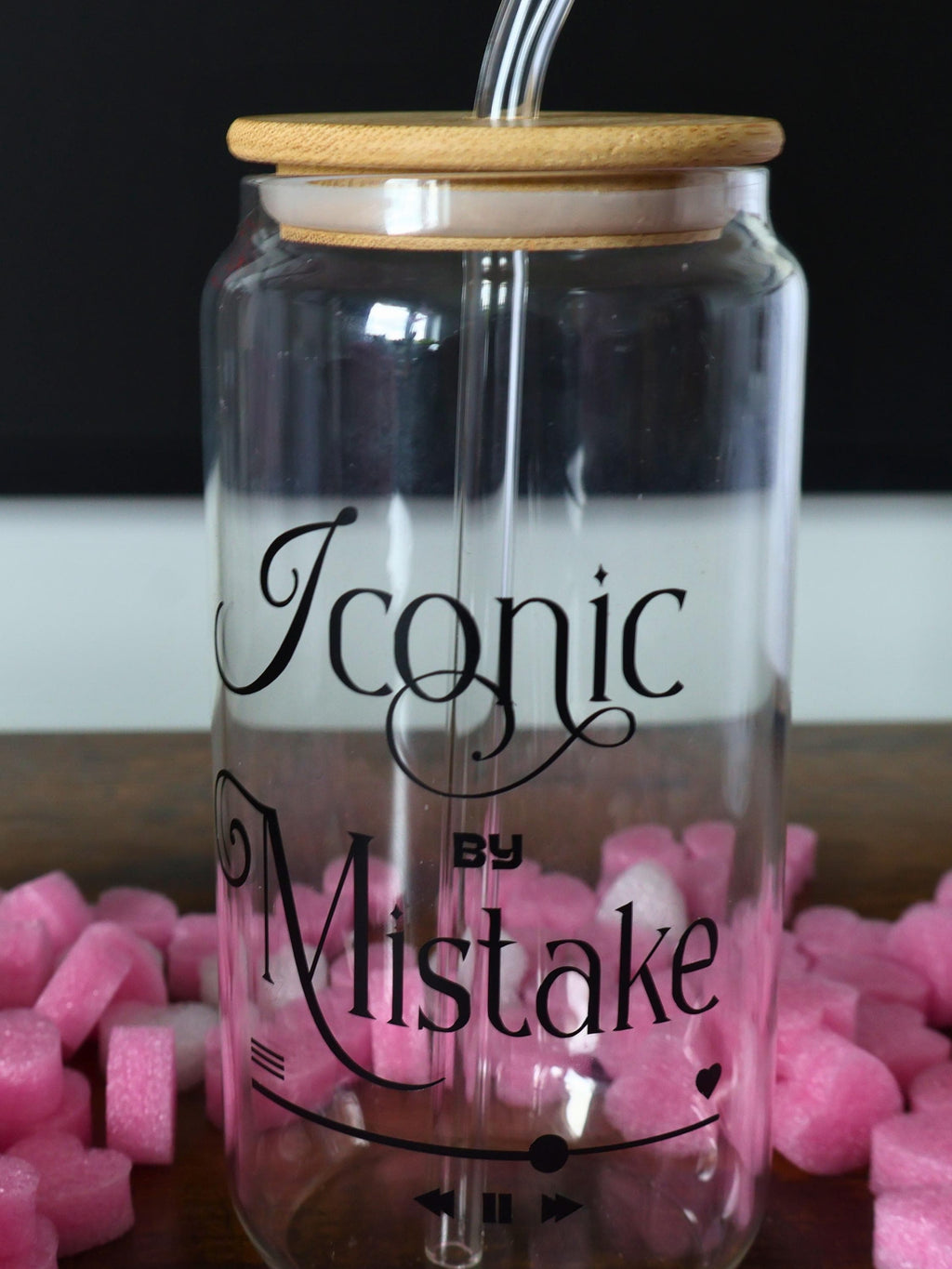 Iconic By Mistake Glass Tumbler