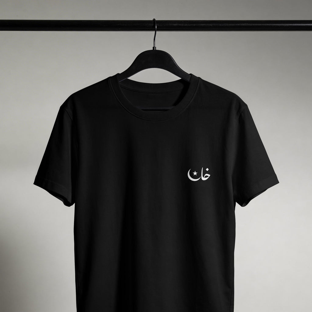 The "Kaptan" Heavyweight Tee – Obsidian Black – Limited Edition -  Imran Khan T shirt- unisex